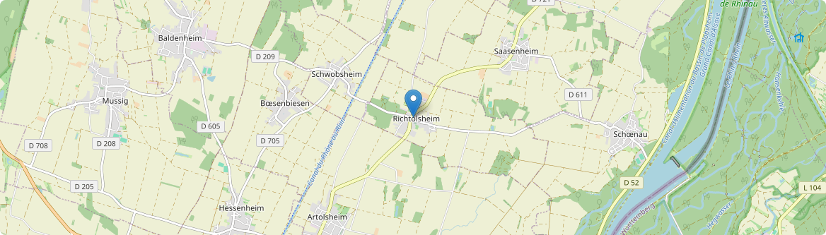 Richtolsheim - Carte