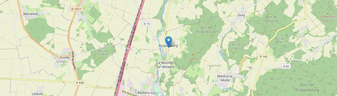 Ricquebourg - Carte