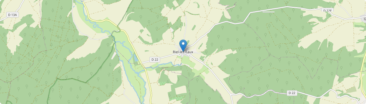 Riel-les-Eaux - Carte