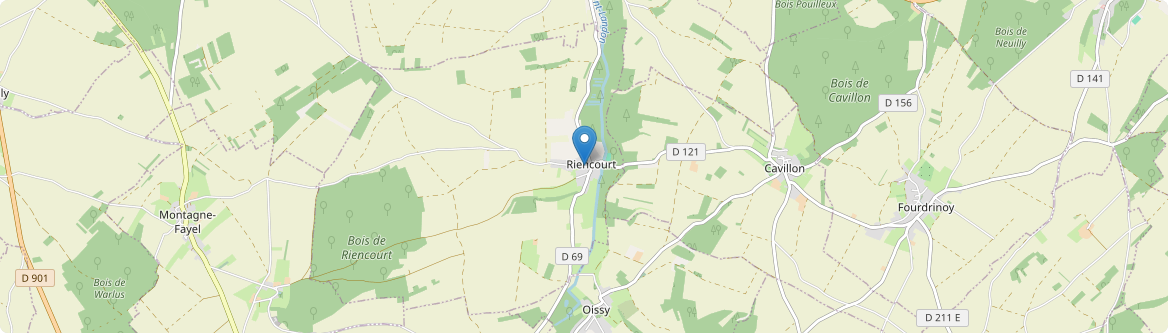 Riencourt - Carte