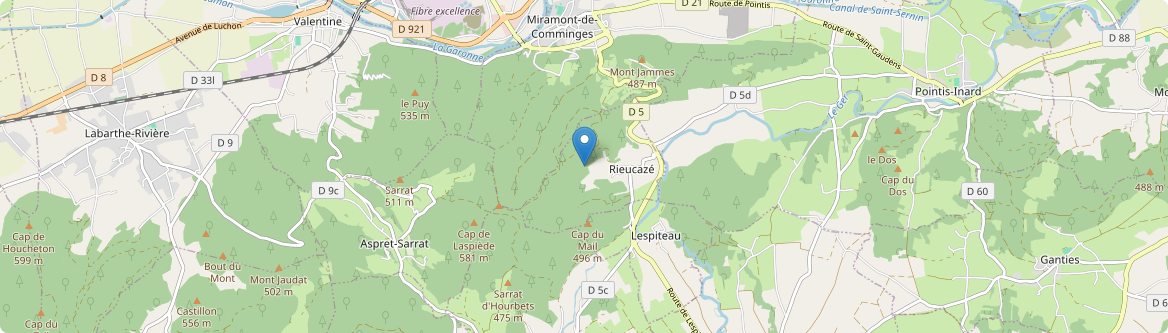 Rieucazé - Carte