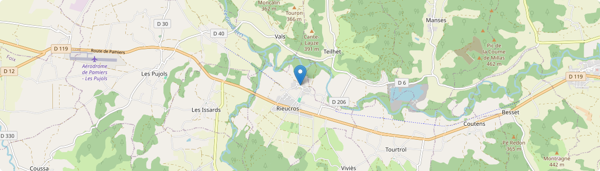 Rieucros - Carte