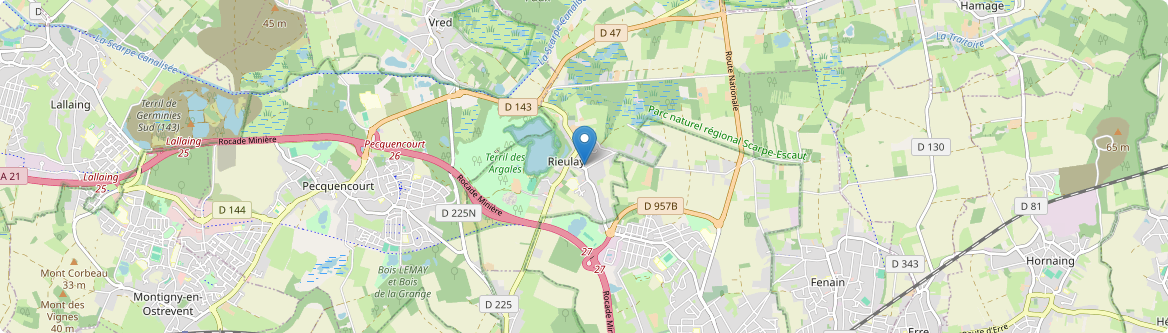Rieulay - Carte