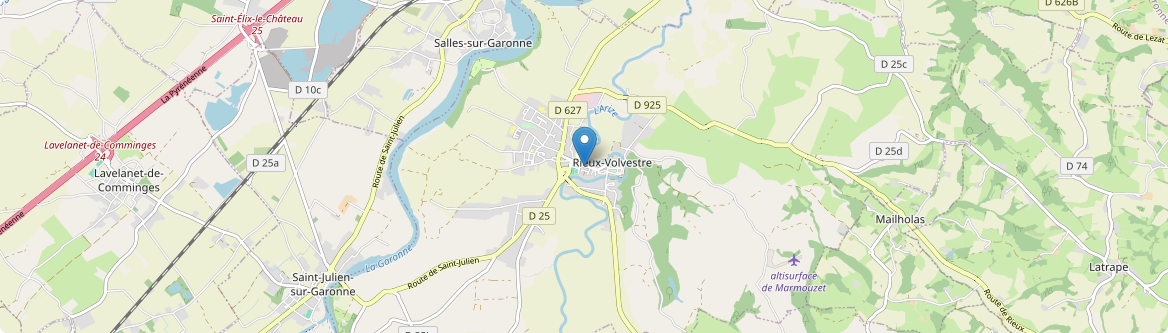 Rieux-Volvestre - Carte