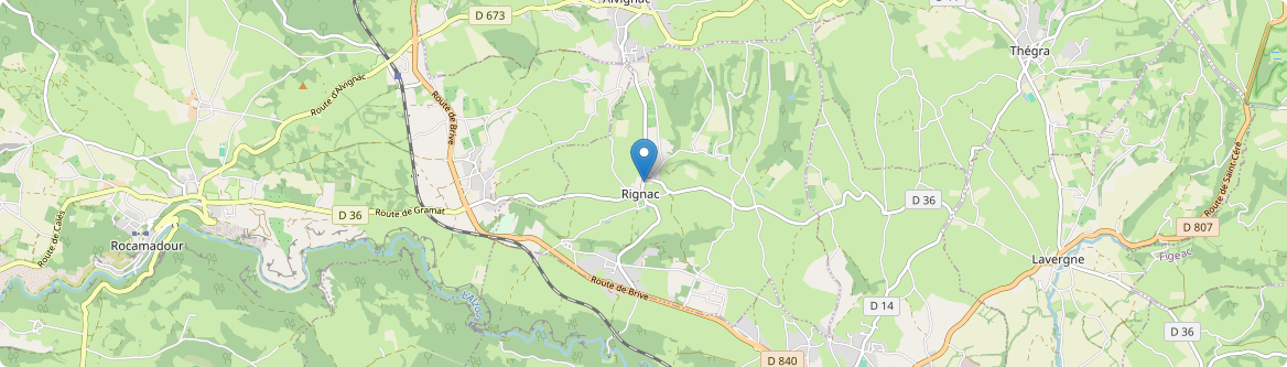 Rignac - Carte