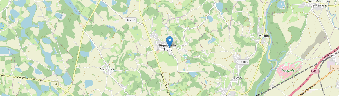 Rignieux-le-Franc - Carte