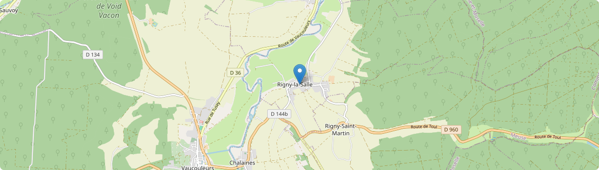 Rigny-la-Salle - Carte