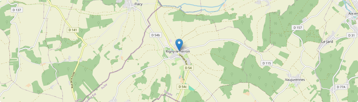 Rigny-le-Ferron - Carte