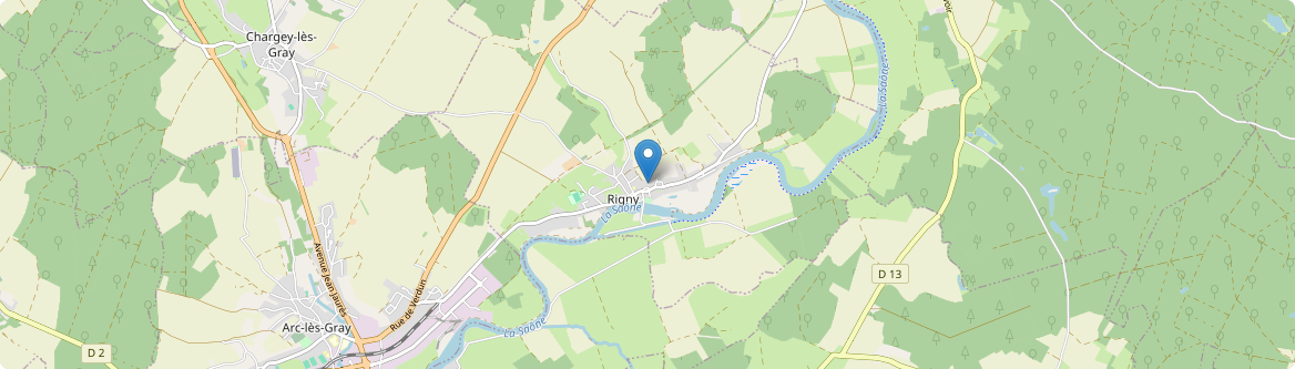 Rigny - Carte