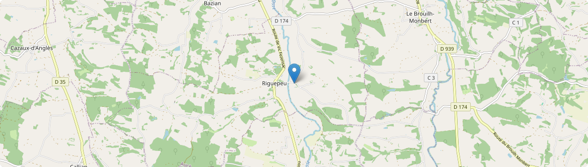 Riguepeu - Carte