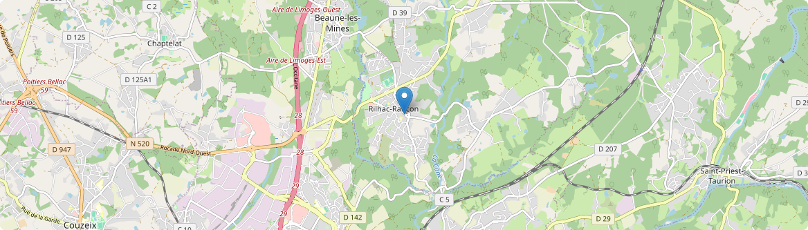 Rilhac-Rancon - Carte