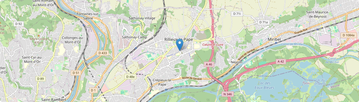 Rillieux-la-Pape - Carte