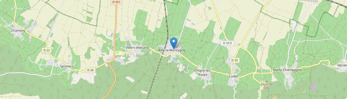 Rilly-la-Montagne - Carte