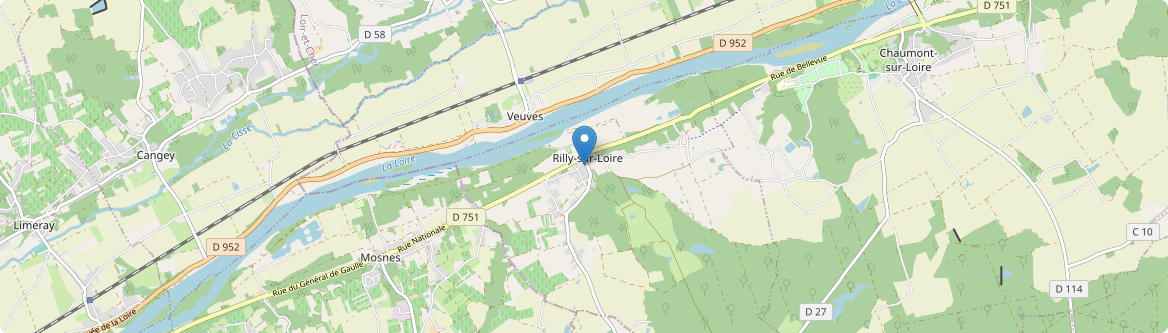 Rilly-sur-Loire - Carte
