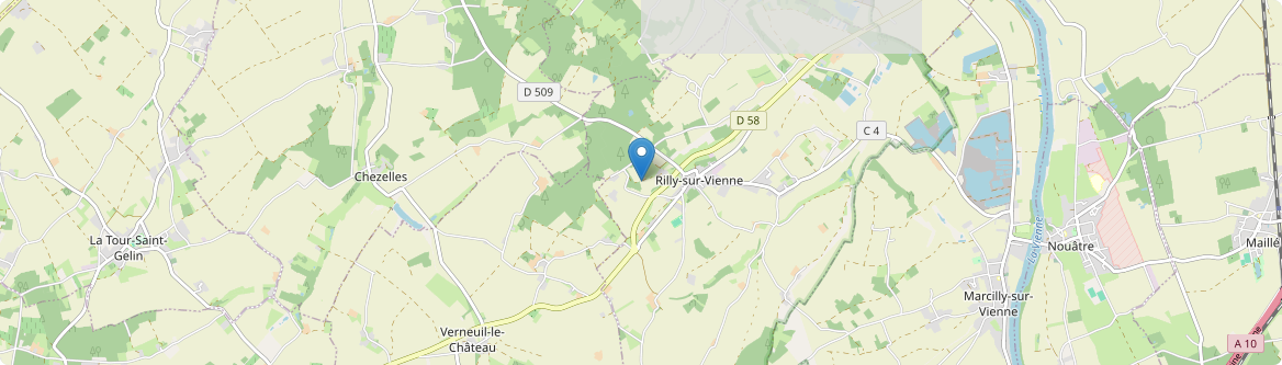 Rilly-sur-Vienne - Carte