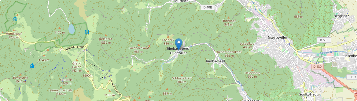 Rimbach-près-Guebwiller - Carte