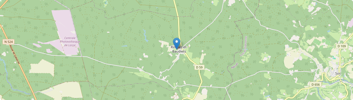 Rimbez-et-Baudiets - Carte