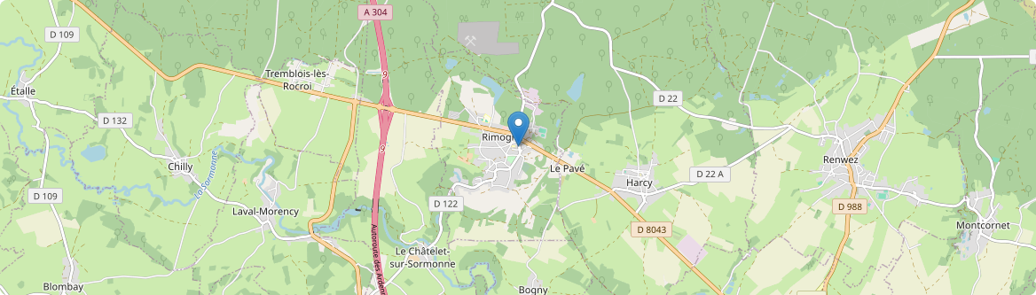 Rimogne - Carte