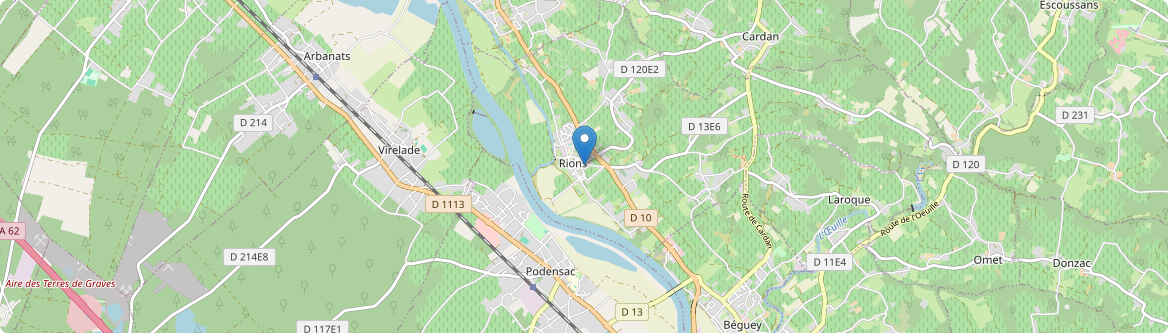 Rions - Carte