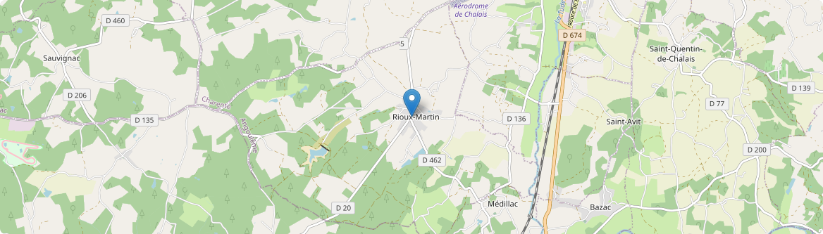 Rioux-Martin - Carte