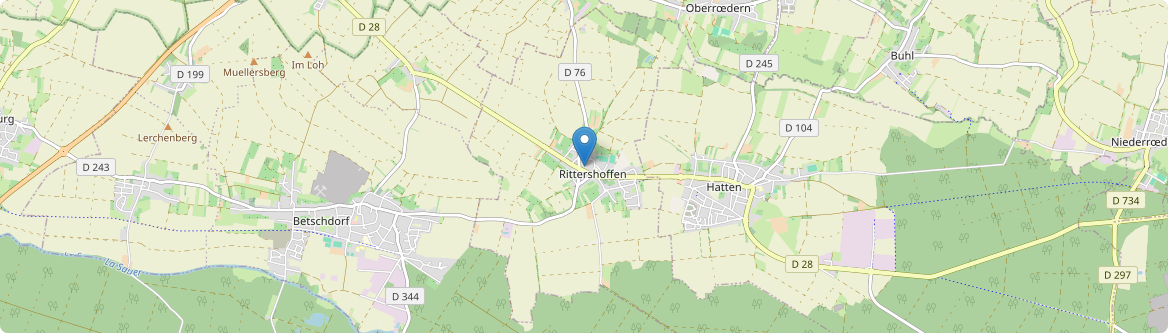 Rittershoffen - Carte
