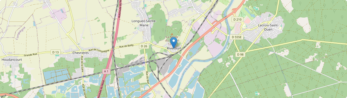 Rivecourt - Carte