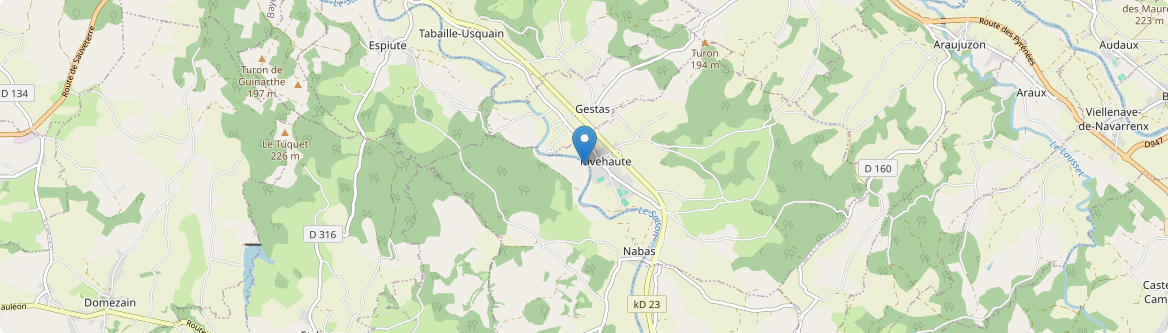 Rivehaute - Carte