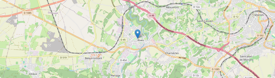 Rives - Carte