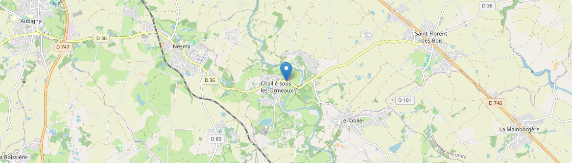 Rives de l'Yon - Carte