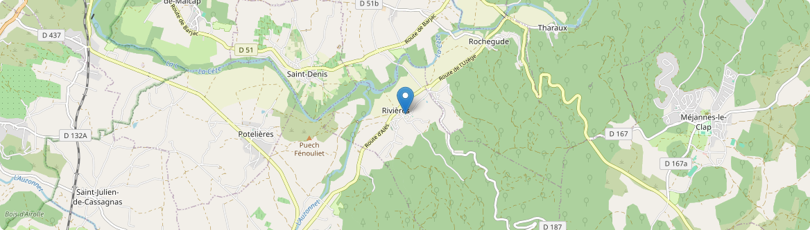 Rivières - Carte