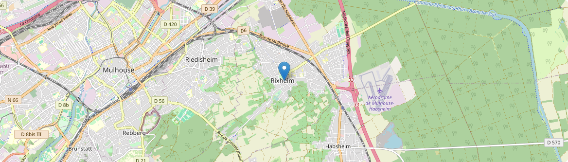 Rixheim - Carte