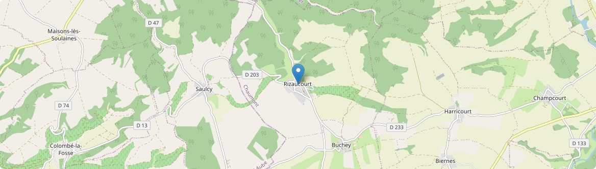 Rizaucourt-Buchey - Carte
