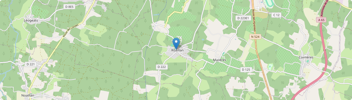 Roaillan - Carte