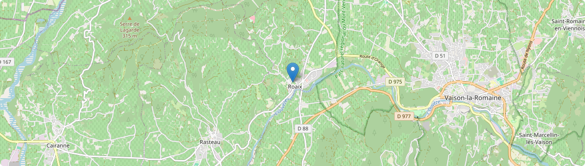 Roaix - Carte