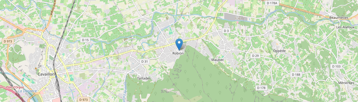 Robion - Carte
