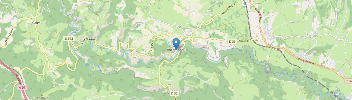 Rocamadour - Carte