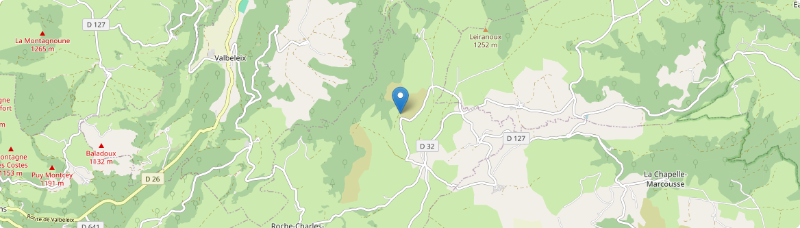 Roche-Charles-la-Mayrand - Carte
