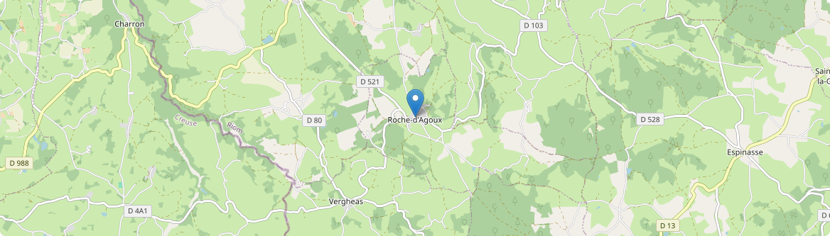 Roche-d'Agoux - Carte