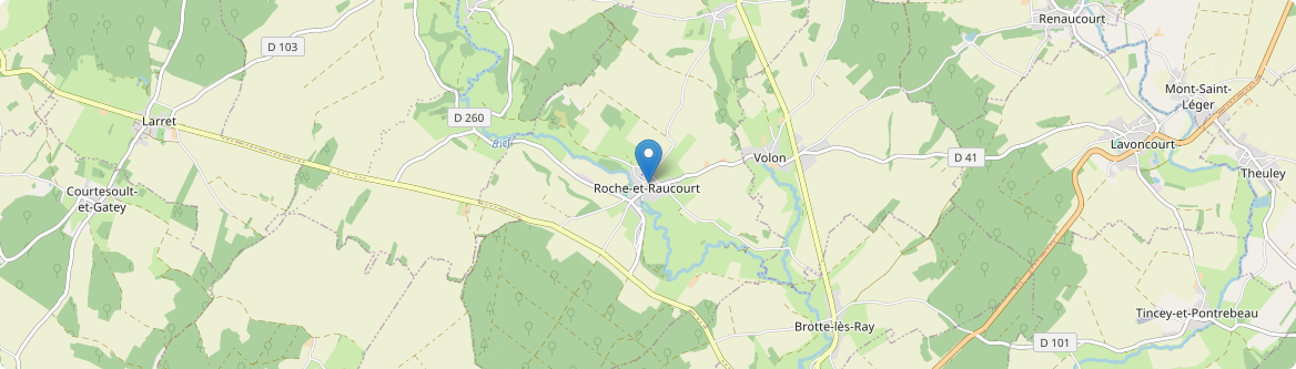 Roche-et-Raucourt - Carte
