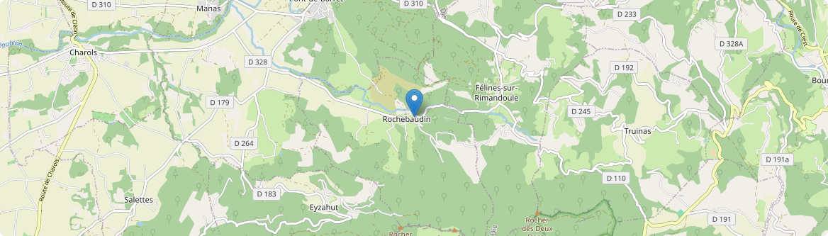 Rochebaudin - Carte