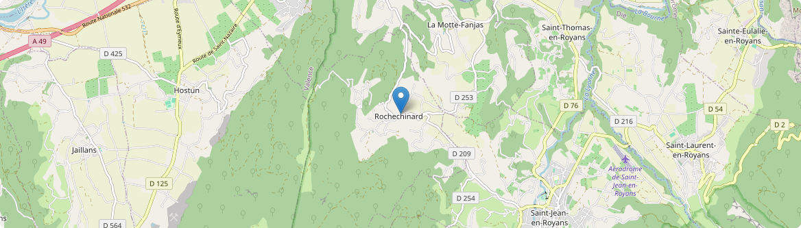 Rochechinard - Carte