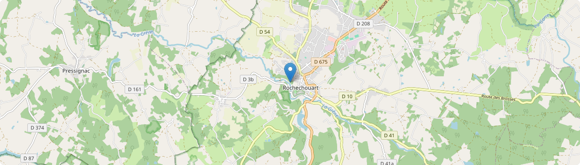 Rochechouart - Carte