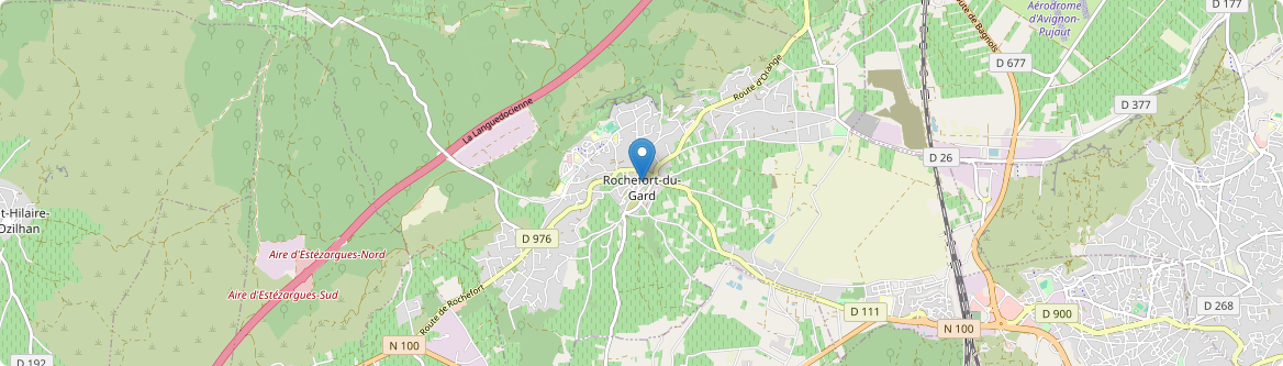 Rochefort-du-Gard - Carte