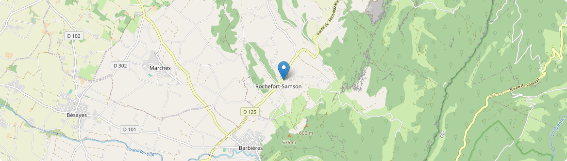Rochefort-Samson - Carte