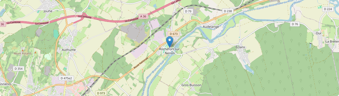 Rochefort-sur-Nenon - Carte