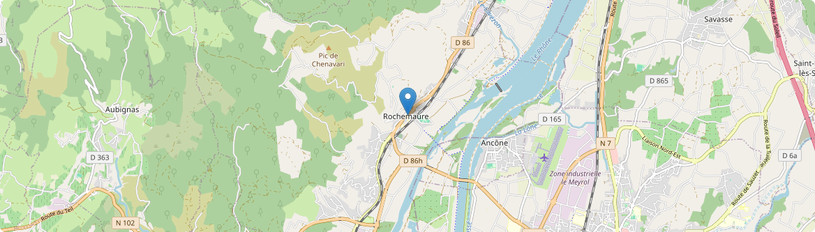 Rochemaure - Carte