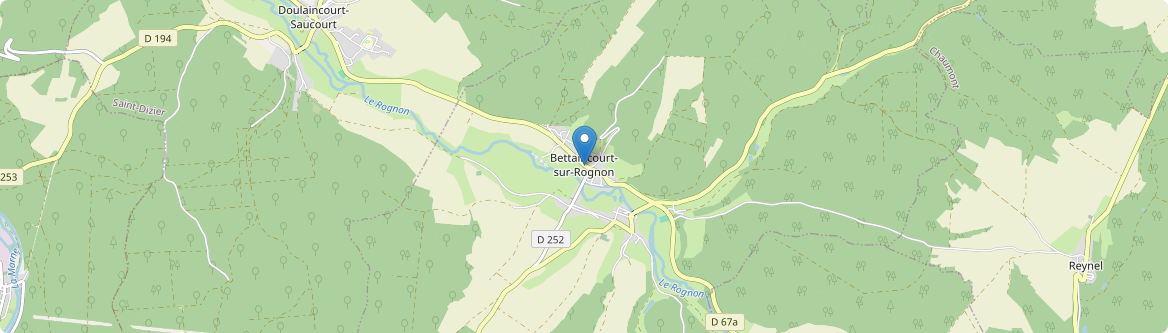 Roches-Bettaincourt - Carte