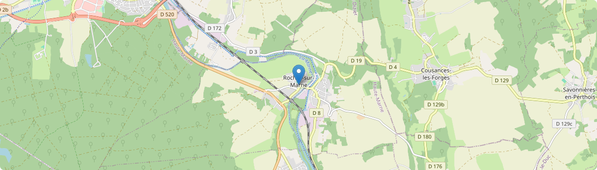 Roches-sur-Marne - Carte