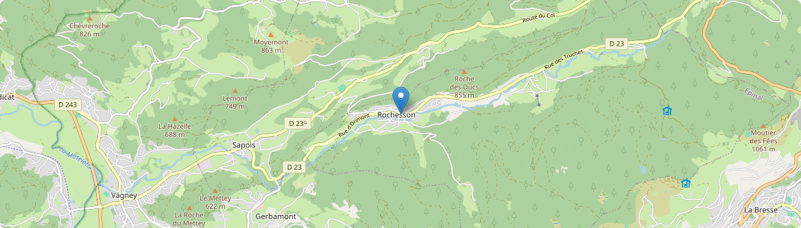 Rochesson - Carte