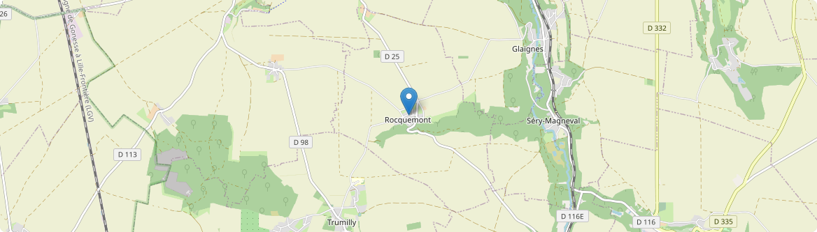 Rocquemont - Carte